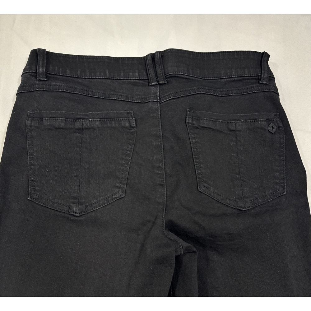 Democracy Womens Ab Solution mid-rise Black Bootcut Jeans Size 10 - Picture 8 of 8
